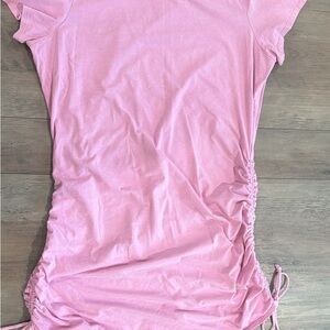 PINK Victoria's Secret Light Pink Ruched Mini Dress